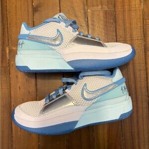 Nike JA all star Kids Blue and White Sneakers 1.5 worn once!